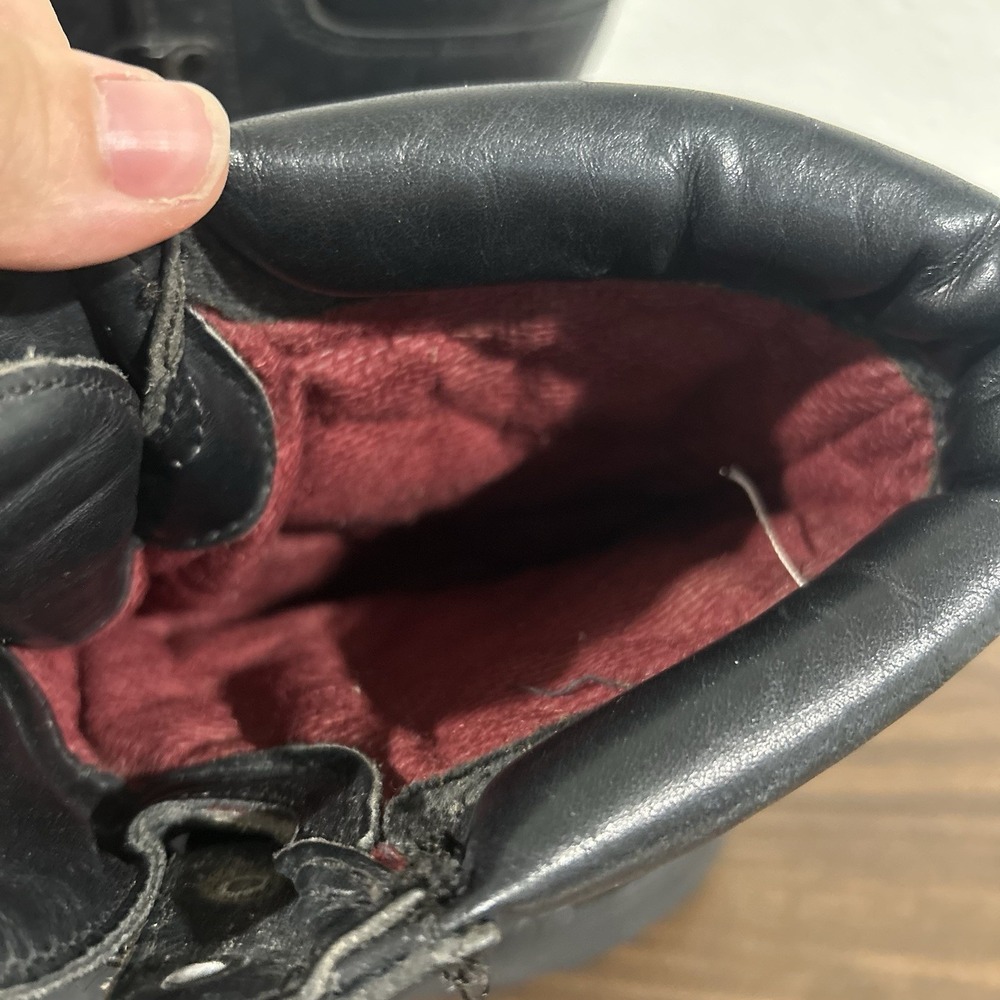 Vintage Matterhorn Leather GoreTex Combat Boots 9.5 N Black Made in USA Tactical - Picture 8 of 11